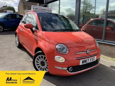 Used Fiat 500 Lounge 69 HP (50 kW) 2017 Pink Hatchback