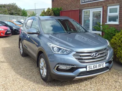 Used Hyundai Santa Fe Premium 200 HP (147 kW) 2016 Blue SUV