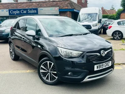 Used Vauxhall Crossland X Elite 102 HP (75 kW) 2019 Black SUV