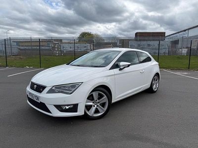 Begagnad Seat Leon FR 150 HK (110 kW) 2015 Vit Halvkombi