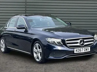 Used Mercedes E220 Premium 194 HP (142 kW) 2018 Blue Sedan