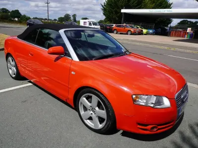 Used Audi A4 Cabriolet S-Line 2007 Red Cabriolet