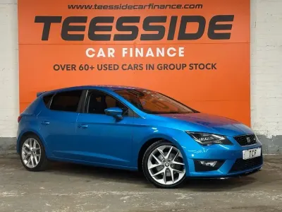 Usado Seat Leon FR 184 CV (135 kW) 2014 Azul Utilitario