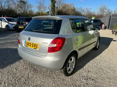Used Skoda Fabia SE 69 HP (50 kW) 2013 Silver Hatchback