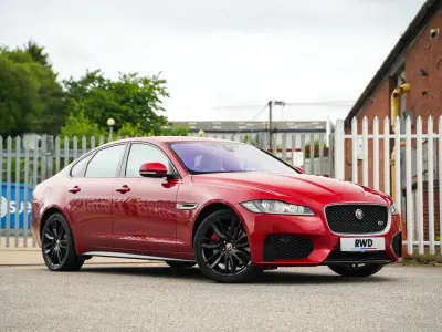 Used Jaguar XF Supercharged 2017 Red Sedan