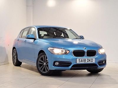 Usado BMW 116 Sport Line 116 CV (85 kW) 2018 Azul Utilitario