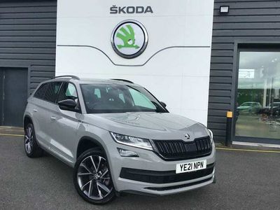 Used Skoda Kodiaq SportLine 150 HP (110 kW) 2021 Grey SUV