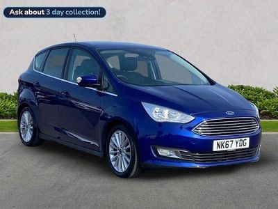 Used Ford C-MAX Titanium 125 HP (91 kW) 2017 Blue MPV