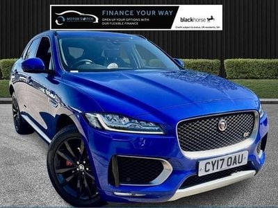 Begagnad Jaguar F-Pace S 300 HK (220 kW) 2017 Blå SUV