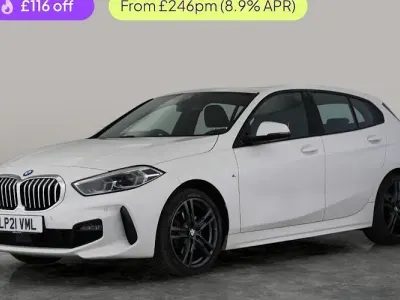 Used BMW 118 M Sport 136 HP (100 kW) 2021 White Hatchback