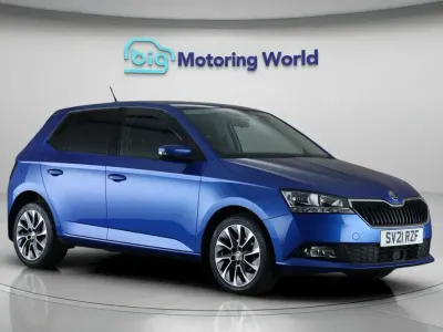 Używany Skoda Fabia SE Drive 95 KM (69 kW) 2021 Niebieski Hatchback