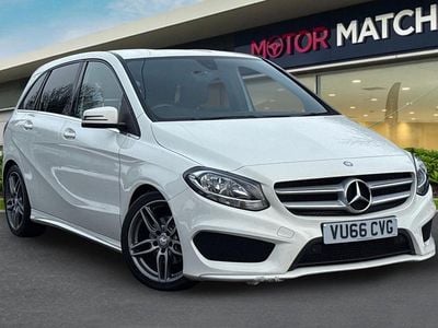 White Used 2016 Mercedes B200 AMG line MPV | £9,250 (Fair price)