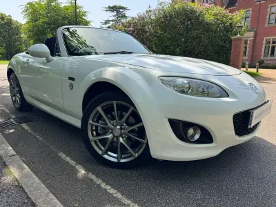 Used Mazda MX5 20th Anniversary 126 HP (92 kW) 2010 White Cabriolet