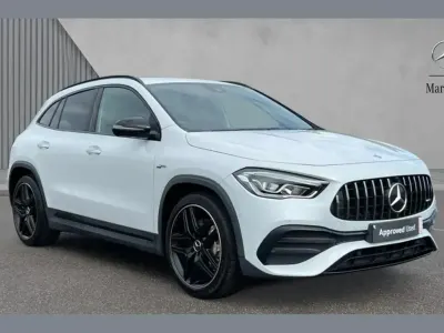 Käytetty Mercedes GLA35 AMG Premium 301 HP (221 kW) 2022 Valkoinen Katumaasturi