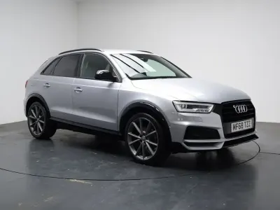 Used Audi Q3 Black Edition 150 HP (110 kW) 2018 Silver SUV