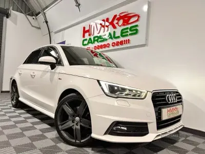 Used Audi A1 S-Line 116 HP (85 kW) 2017 White Hatchback
