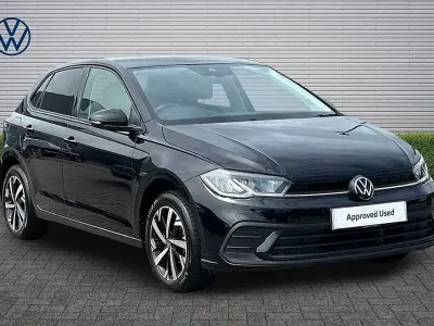 Used VW Polo Match 95 HP (69 kW) 2025 Black Hatchback