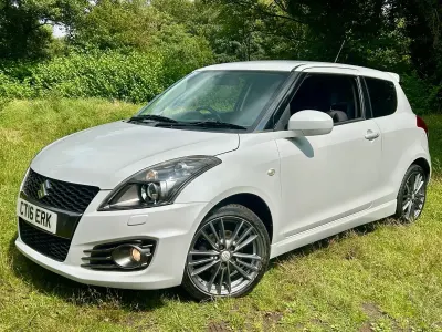 Begagnad Suzuki Swift Sport 136 HK (100 kW) 2016 Vit Halvkombi