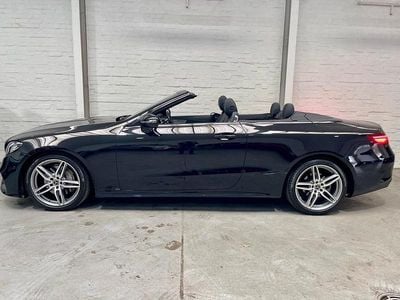 Used Mercedes E220 AMG line 2018 Black Cabriolet