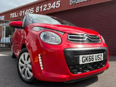 Used Citroën C1 Feel 68 HP (50 kW) 2016 Red Hatchback