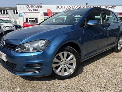 Used VW Golf VII SE 122 HP (89 kW) 2014 Blue Hatchback