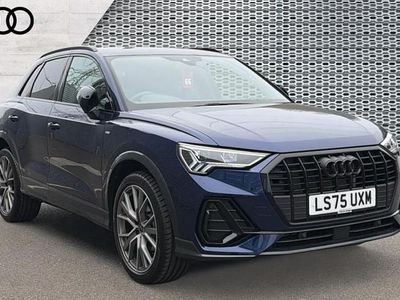 Used Audi Q3 Black Edition 150 HP (110 kW) 2025 Blue SUV