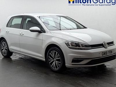 Used VW Golf VII SE 125 HP (91 kW) 2018 White Hatchback
