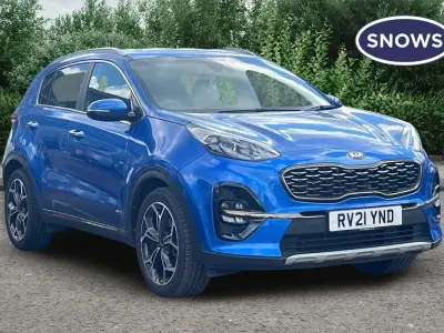 Used Kia Sportage GT-Line 174 HP (127 kW) 2021 Blue flame SUV