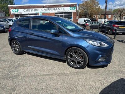 Used Ford Fiesta ST-Line 100 HP (73 kW) 2018 Blue Hatchback