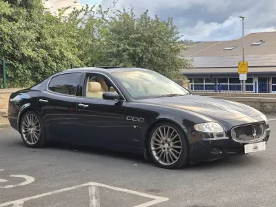 Used Maserati Quattroporte 400 HP (294 kW) 2007 Black Sedan