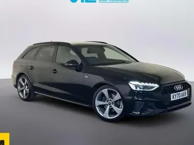 Used Audi A4 Black Edition 163 HP (119 kW) 2020 Black Estate