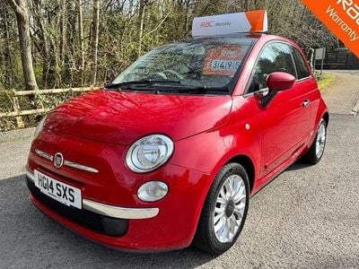 Used Fiat 500 Lounge 85 HP (62 kW) 2014 Red Hatchback
