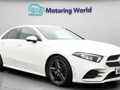 Used Mercedes A250 AMG line 224 HP (164 kW) 2019 White Sedan