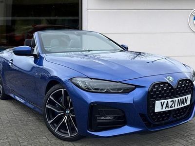 Used BMW 420 M Sport 181 HP (133 kW) 2021 Blue Cabriolet