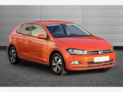 Used VW Polo Match 95 HP (69 kW) 2021 Energetic orange Hatchback