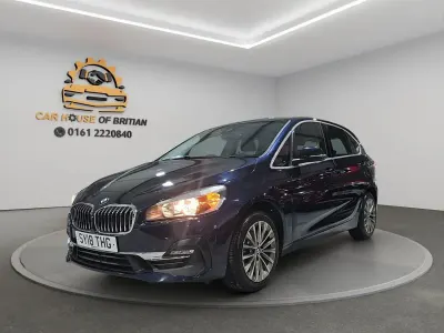 Begagnad BMW 220 Luxury Line 2018 Blå Halvkombi