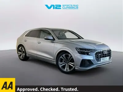 Used Audi Q8 S-Line 340 HP (250 kW) 2022 Silver SUV