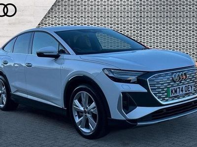 White Used 2024 Audi Q4 e-tron S-Line SUV | £34,398 (Fair price)