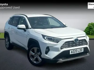 Used Toyota RAV4 Hybrid 218 HP (160 kW) 2020 White SUV
