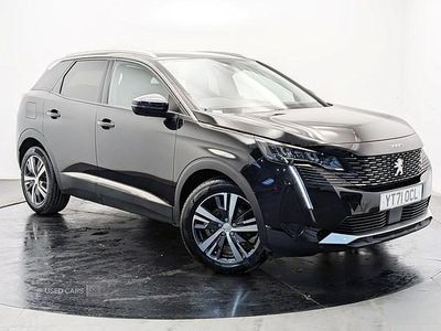Black Used 2021 Peugeot 3008 Allure Premium Hatchback | £17,990 (Fair price)