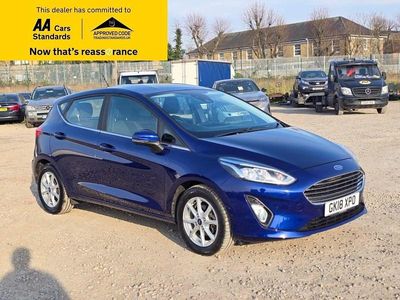 Used Ford Fiesta Zetec 101 HP (74 kW) 2018 Blue Hatchback