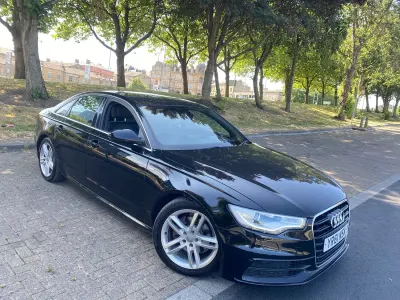Used Audi A6 S-Line 2011 Black Sedan