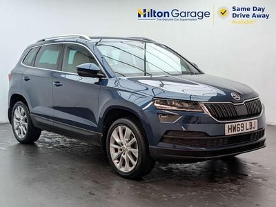 Used Skoda Karoq SE L 116 HP (85 kW) 2019 Blue SUV