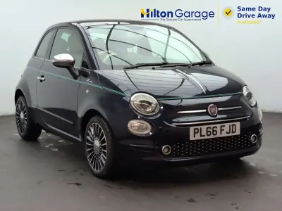 Used Fiat 500 Riva 69 HP (50 kW) 2017 Blue Hatchback