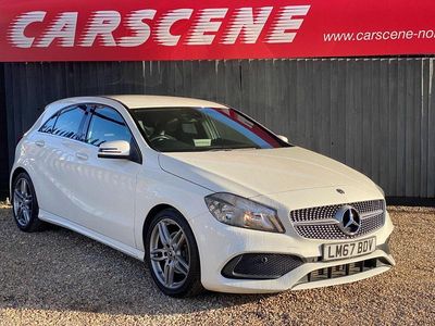White Used 2017 Mercedes A180 AMG line Hatchback | £10,299 (Fair price)