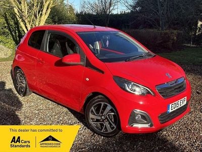 Red Used 2015 Peugeot 108 Allure Hatchback | £4,795 (Fair price)