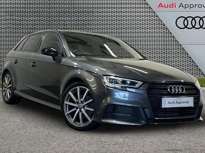Used Audi A3 Black Edition 150 HP (110 kW) 2018 Grey Sedan