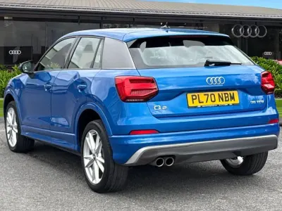 Usado Audi Q2 S-Line 150 CV (110 kW) 2020 Azul SUV