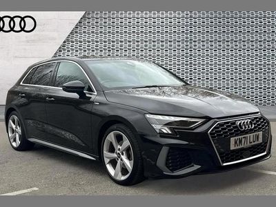 Used Audi A3 S-Line 147 HP (108 kW) 2022 Black Sedan
