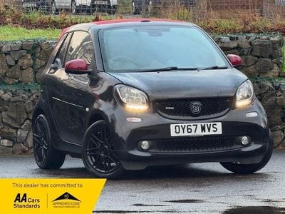 Jet black Used 2017 Smart ForTwo Cabrio Brabus Cabriolet | £9,000